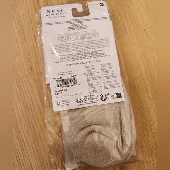 ALO | Throwback Sock In Bone/White - Picture 3 of 4